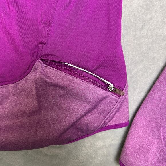Nike Dri-Fit Full Zip Womens M Magenta Running Activewear Lightweight Colorful - Picture 9 of 11